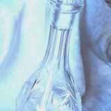 Cut crystal carafe with stopper