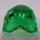 Green Sommerso Murano Glass Ashtray, Italy, 1960s