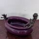 Catch-all or decorative bowl combining a ceramic container.