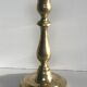Pair of brass candle holders