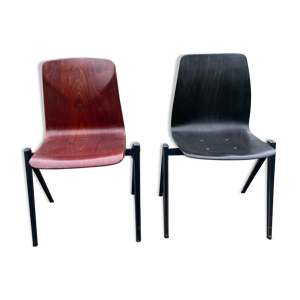Paire de chaises galvanitas