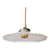 Duo of serrated opaline suspensions