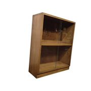 Mini étagère/vitrine/bibliothèque vintage en bois