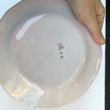 Series of 6 Moustiers plates