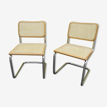 Paire de chaises Cesca B32 par Marcel Breuer