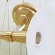 Pair of torch wall lights n°1071 JEAN PERZEL