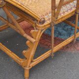 Rattan chaise longue 1920