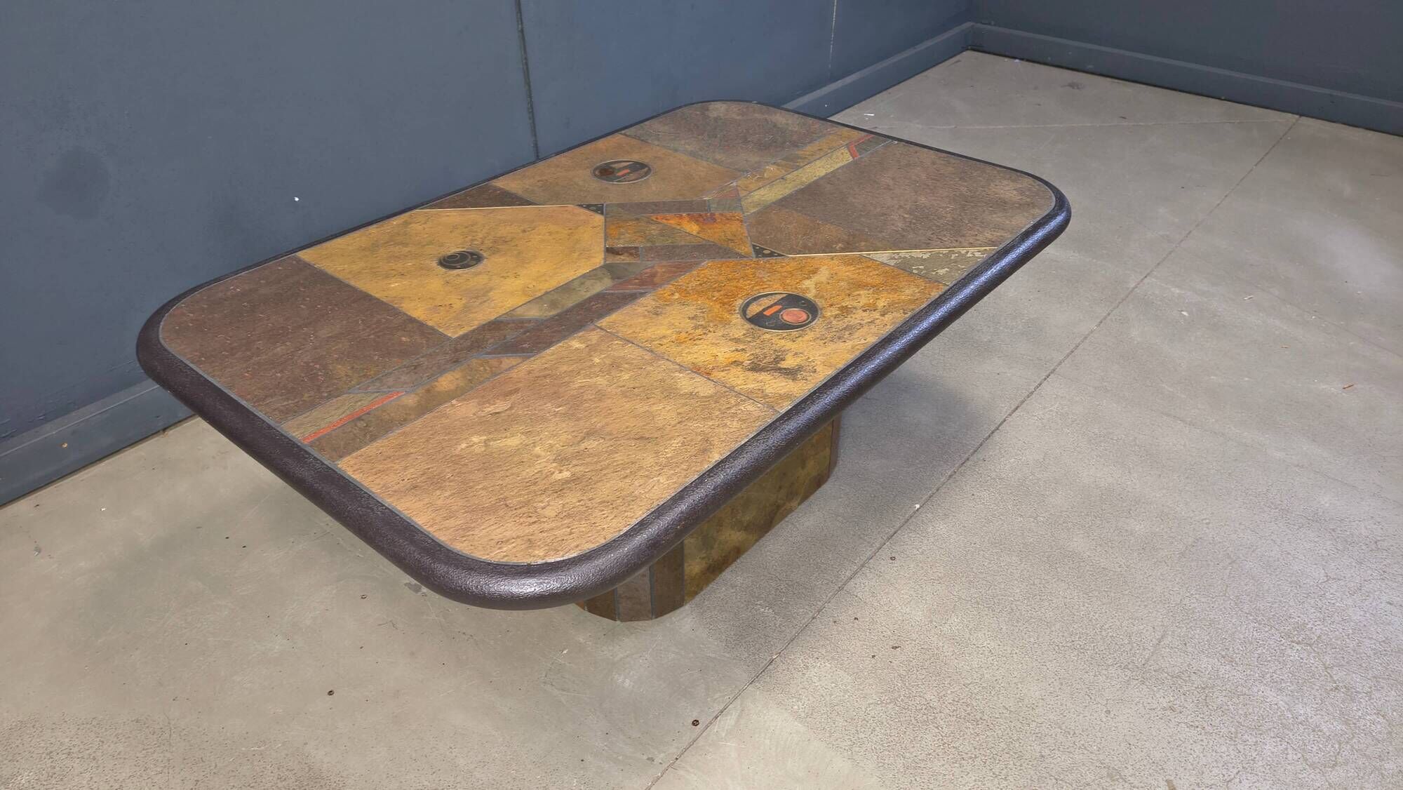 Paul Kingma attributed coffee table, 1980s