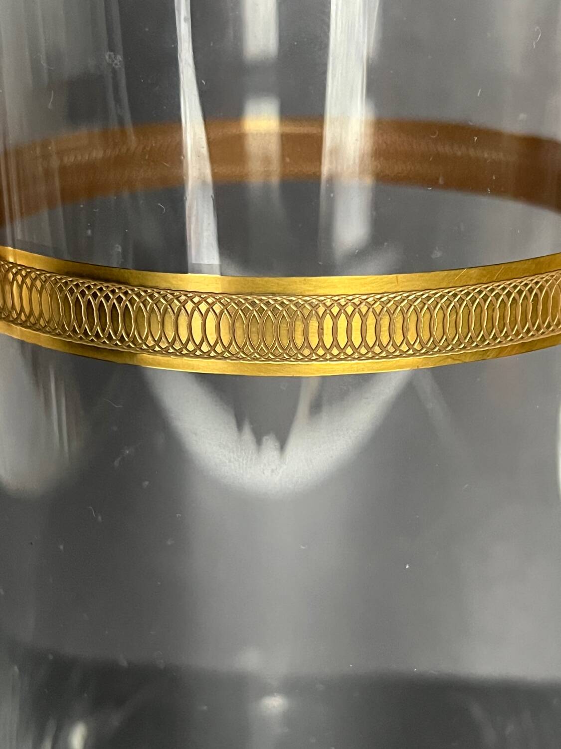 Gold frieze roll pitcher