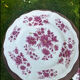 Ensemble de deux assiettes plates anciennes Sarreguemines Aubusson