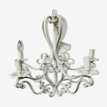 Wrought iron chandelier