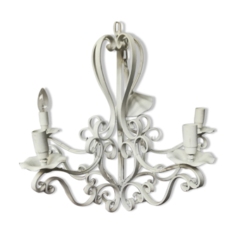 Wrought iron chandelier