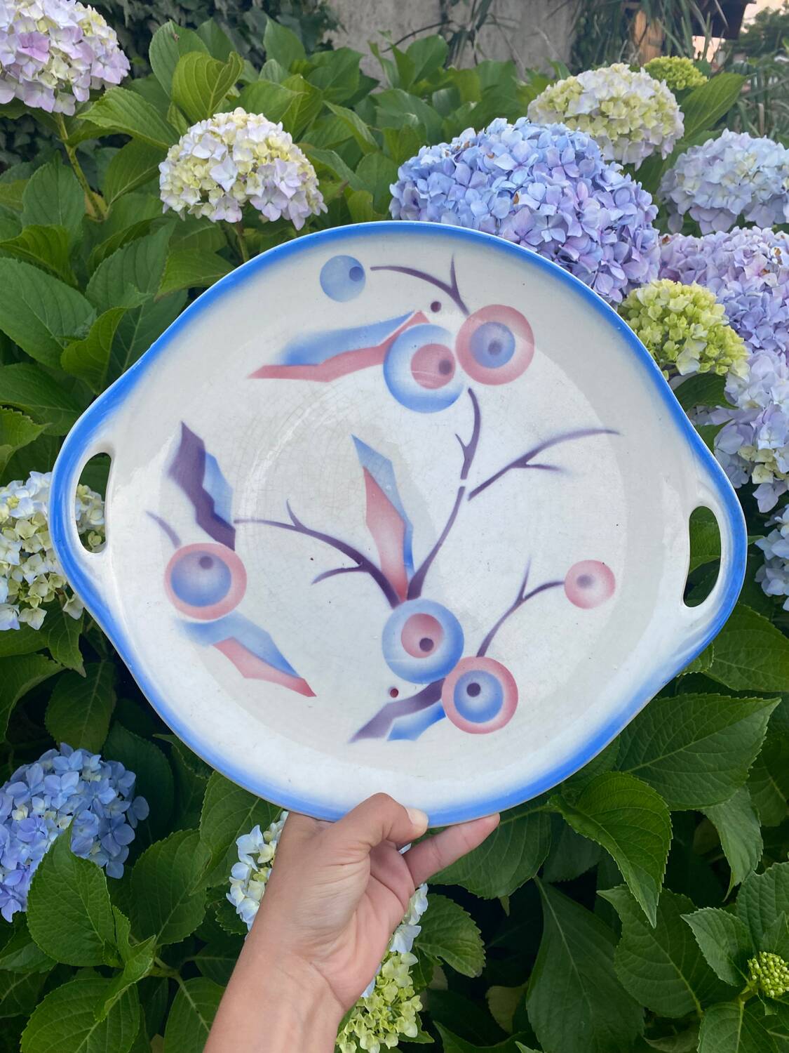 Art Deco ceramic tray