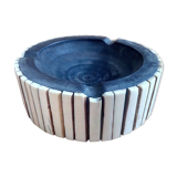 Ethnic ashtray wood and bone