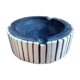 Ethnic ashtray wood and bone