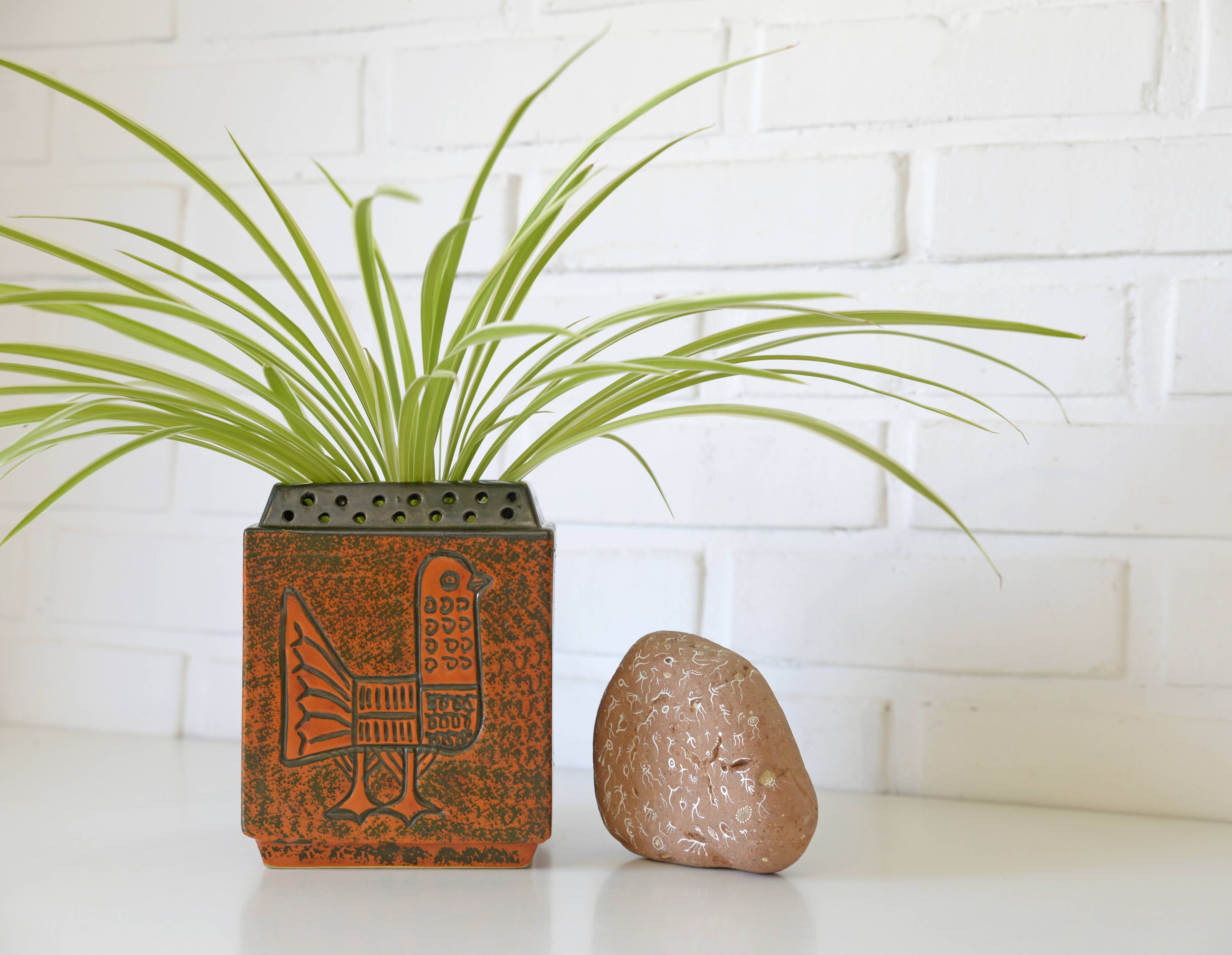 Vase en céramique Tófej Ceramic, Hongrie années 1960