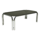Large Coffee Table from Tubular Steel and Smoked Glass, 1980s.