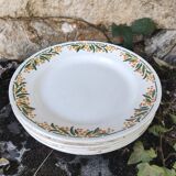 6 Mimosa HBCM dessert plates
