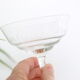 Ensemble de 6 coupes à champagne en cristal gravé