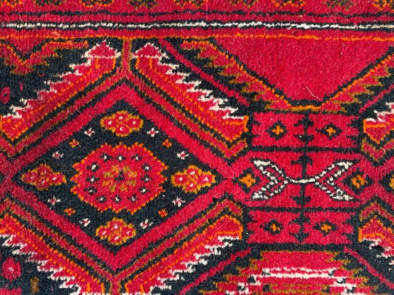 Belutch persian carpet 100x216 cm