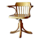 Fauteuil de bureau pivotant by ZPM Radomsko 1950 vintage