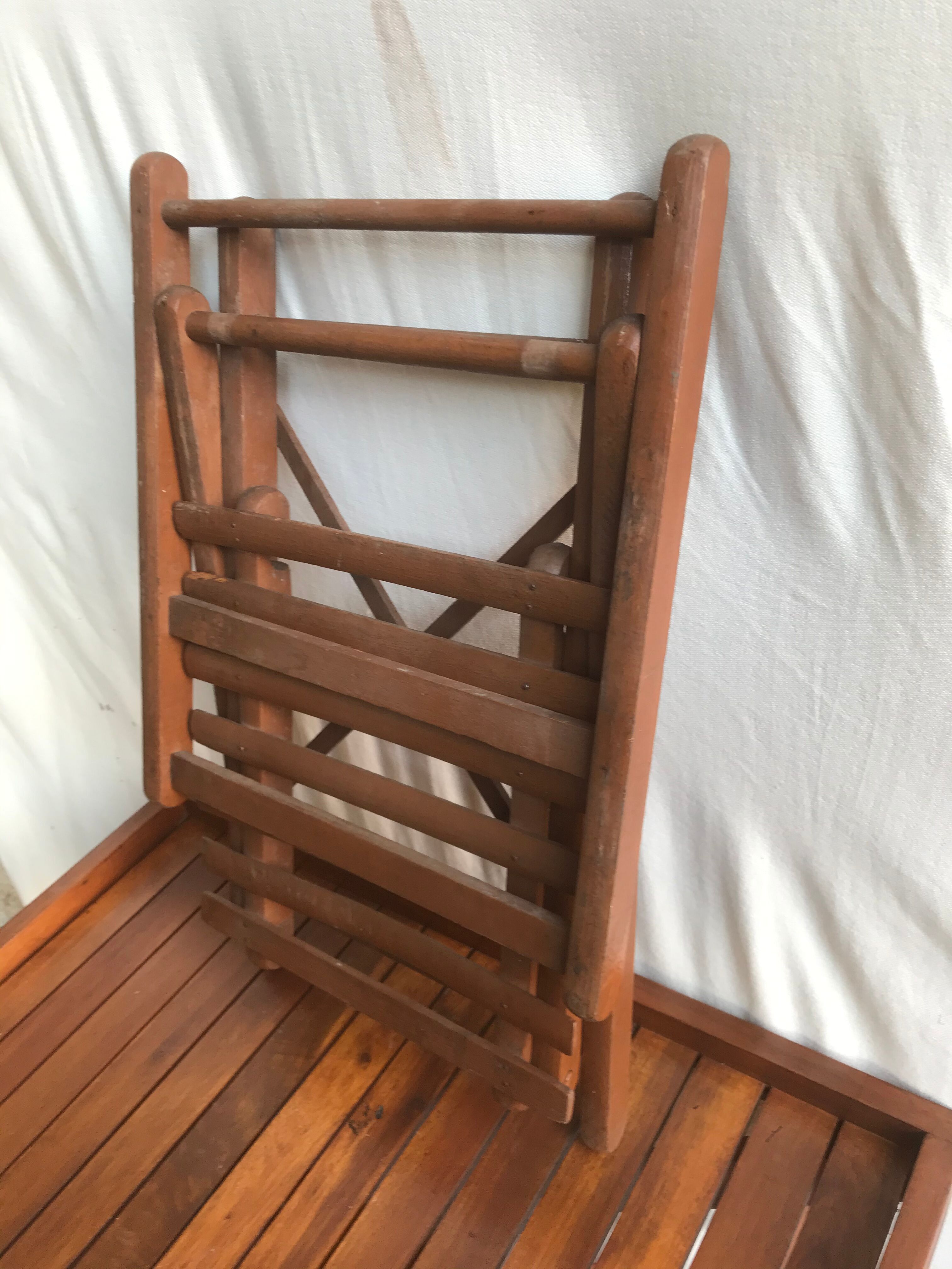 Former children's fold chair