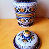 Italian ceramic apothecary jar