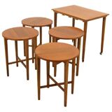 Nesting tables Poul Hundevad vintage mid century