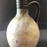 Stoneware bottle vase by Willy Biron