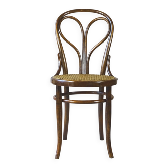 Une chaise bistrot par Fischel N°31, vers 1905 canné