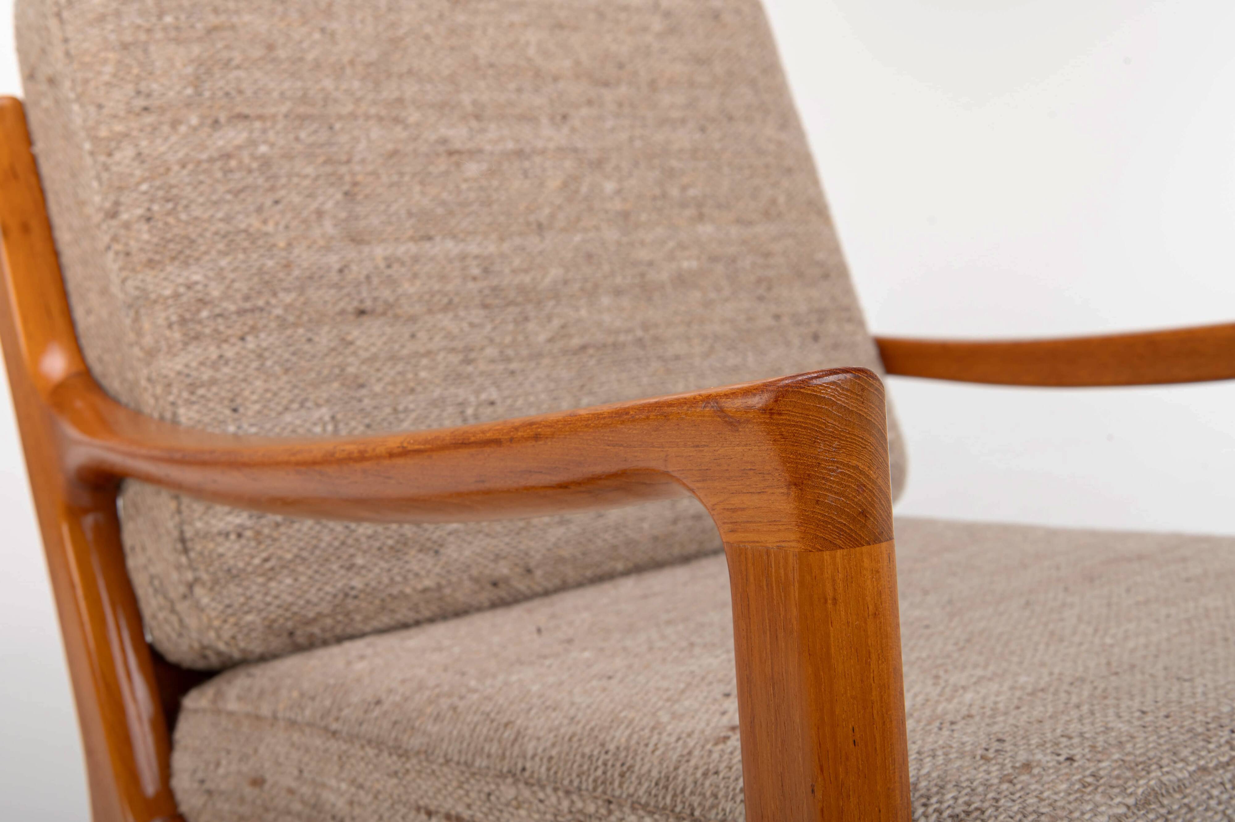 Easy chair by Ole Wanscher for Peter Jeppesen Møbelfarbik, Denmark 1960s