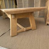 Large farmhouse table in solid oak – 3.50 m