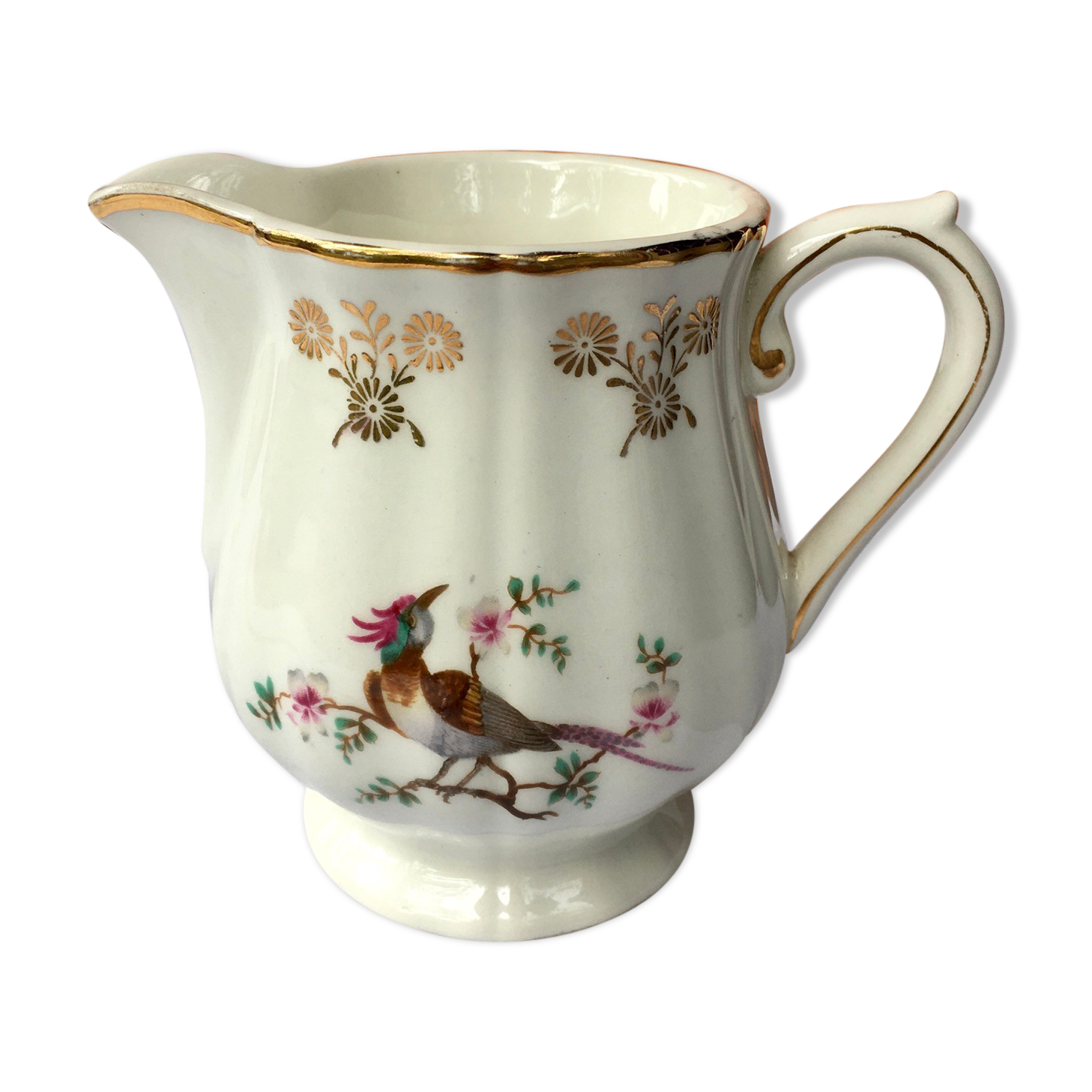 Pot à lait Gien décoré