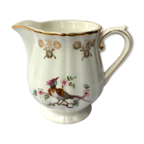 Pot à lait Gien décoré