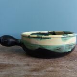 Caquelon signed André Chaudemanche in Malicorne clay