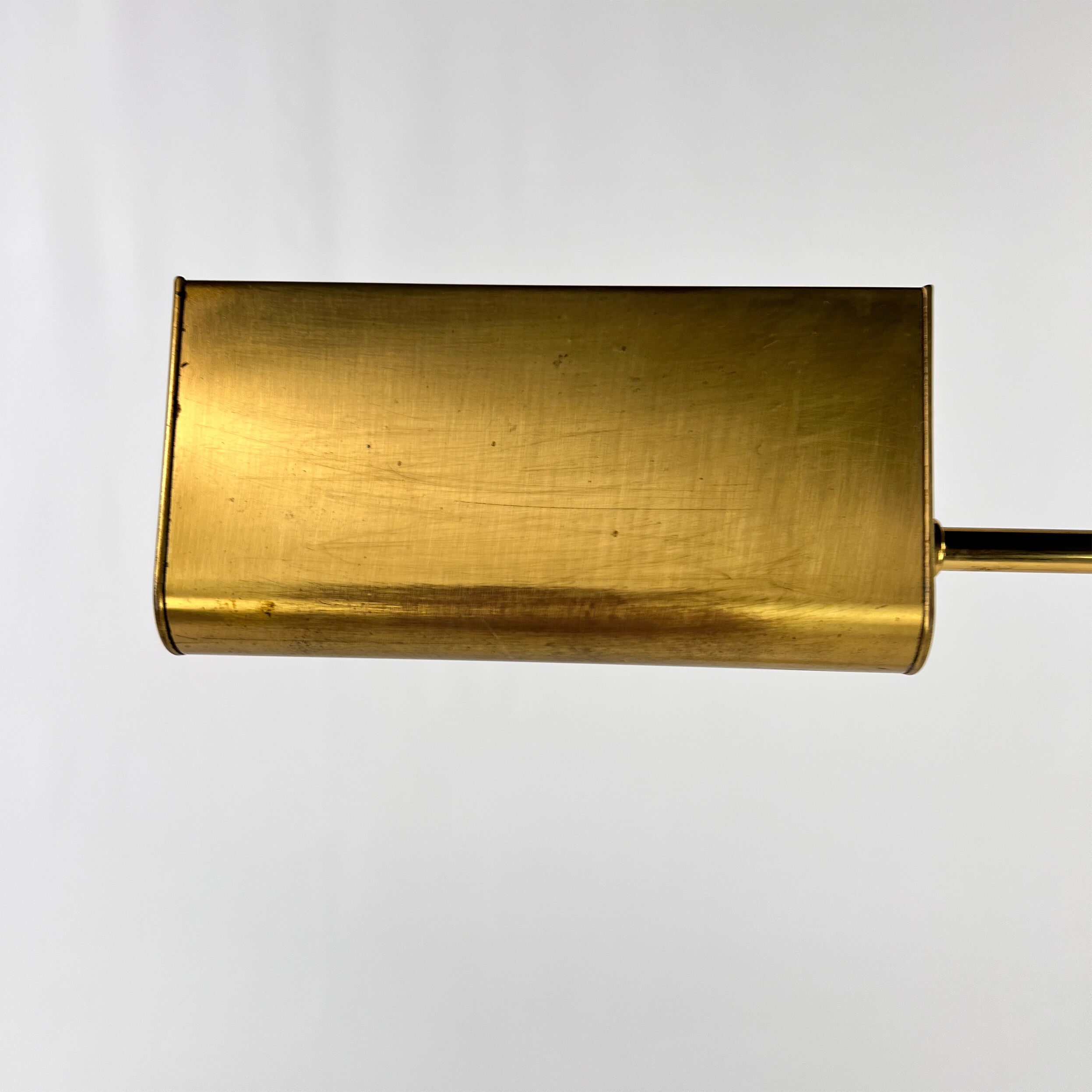 Mid Century Brass and Steel Classical Floorlamp, 1960s