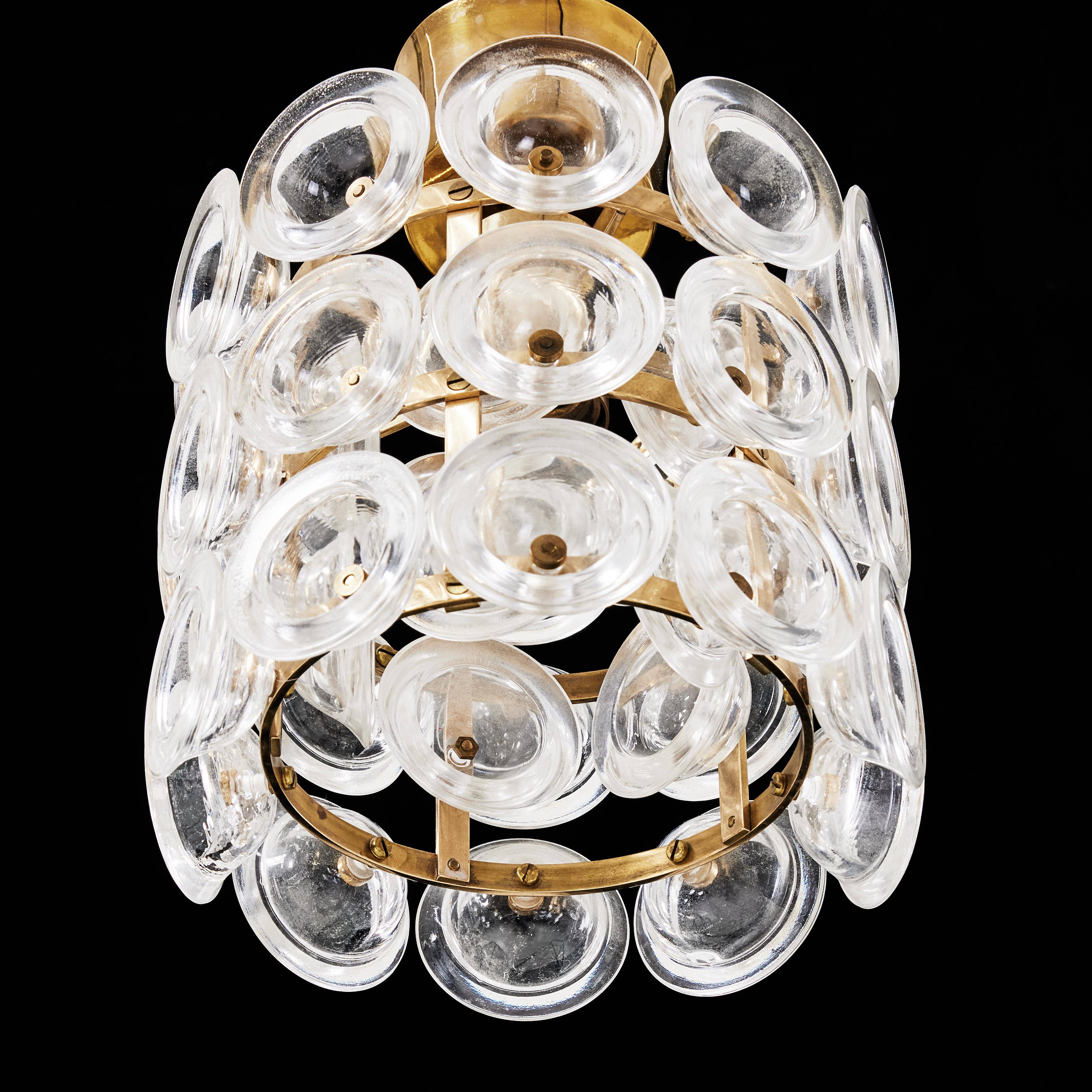 Lamp by Carl Fagerlund made by Orrefors in Sweden in 1960.