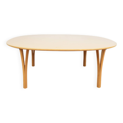 Table vintage de Bruno Mathsson pour Fritz Hansen, années 1980.