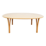 Vintage Table by Bruno Mathsson for Fritz Hansen, 1980s.