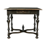 Cabaret table Mazarine Louis XIV in solid oak with brown patina
