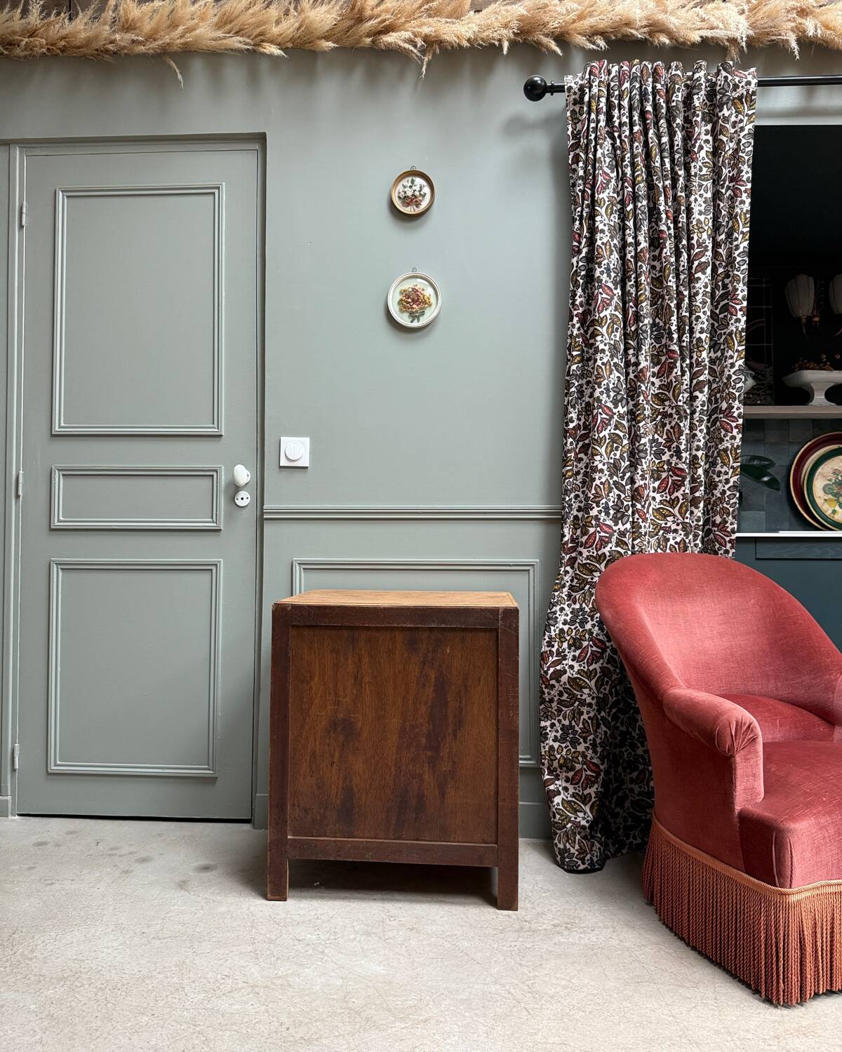 Art Deco oak jam jar (renovated)