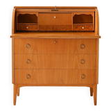 Scandinavian secretary with hinged lid