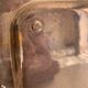 Large 19th century silver-plated copper serving tray - 80 x 48 cm