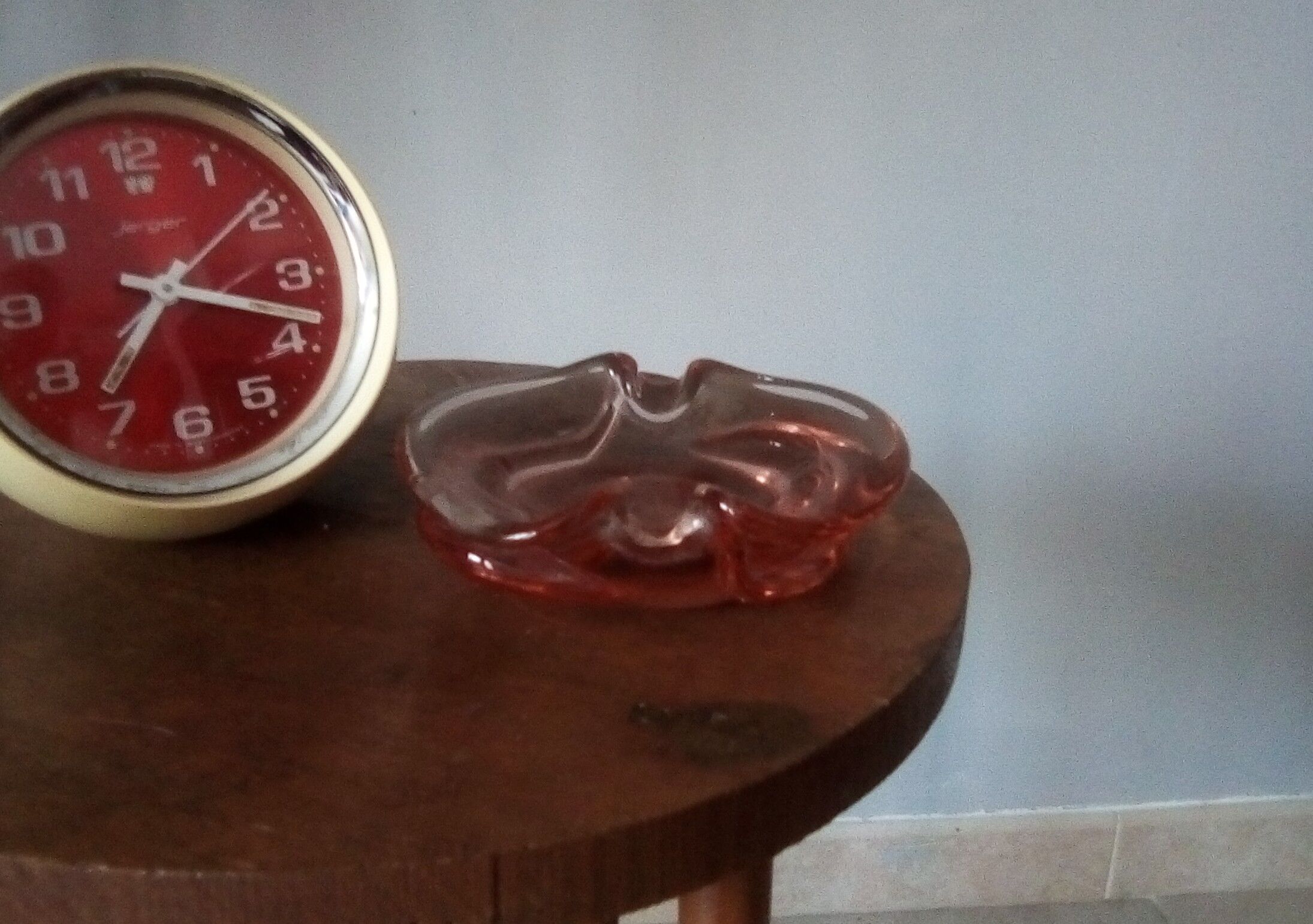 Csa ashtray in blown glass 70s