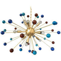 Star murano glass chandelier