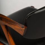 Danish Design Rosewood Reupholstered Z-chair by Kai Kristiansen, set of 4