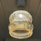 Hanging glass lampshade 1970