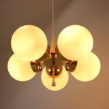 Space Age Chandelier Sputnik by Elektroinstala Decin, 1970s