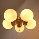 Space Age Chandelier Sputnik by Elektroinstala Decin, 1970s