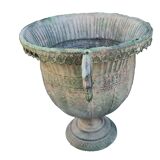 Oval medici in patinated iron